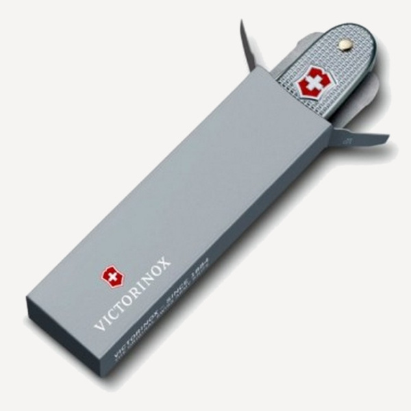 Нож Victorinox Pioneer Alox, 93мм, 8 функций (серебристый)